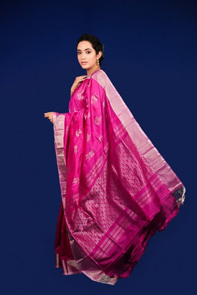Uppada Pattu  Fuchsia Pink