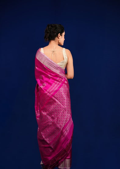 Uppada Pattu  Fuchsia Pink