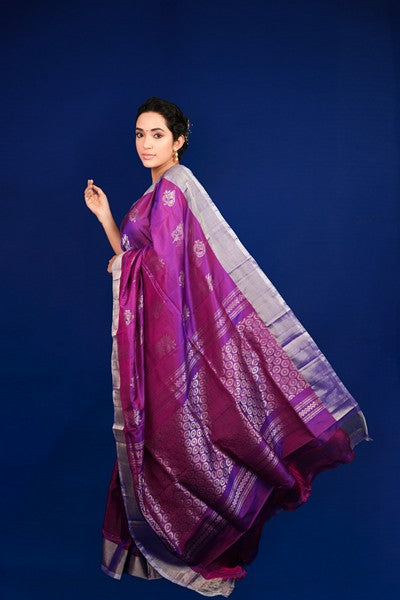 Uppada Pattu  Vibrant Purple