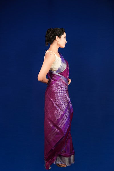 Uppada Pattu  Vibrant Purple