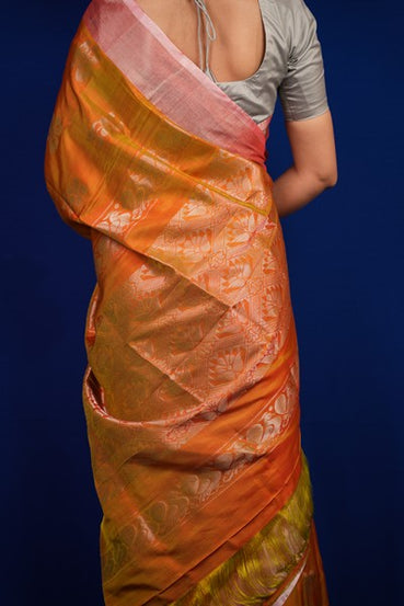 Uppada Pattu Mustard Yellow