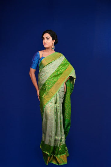 Uppada Allover Light Green