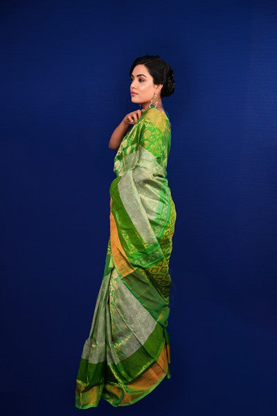 Uppada Allover Light Green