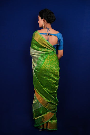 Uppada Allover Light Green