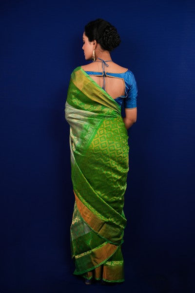 Uppada Allover Light Green