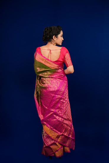 Uppada Allover Moss Green