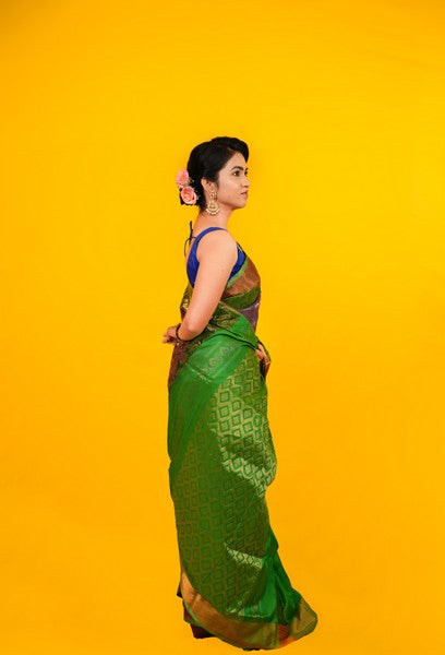 Uppada Allover  Dusky Lavender