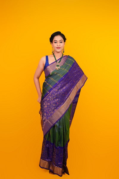 Uppada Anchulatha  Moss Green