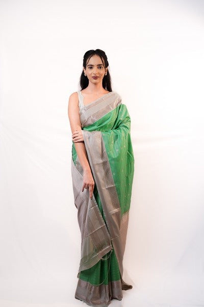Kanchipuram Silk Pistachio Green