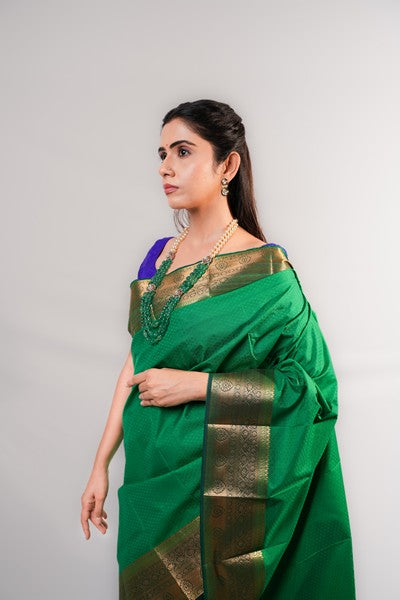 Kanchipuram Emerald Green