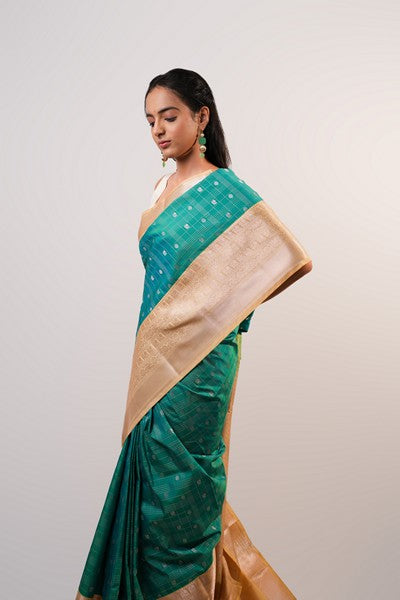 Teal Treasure Peacock Green