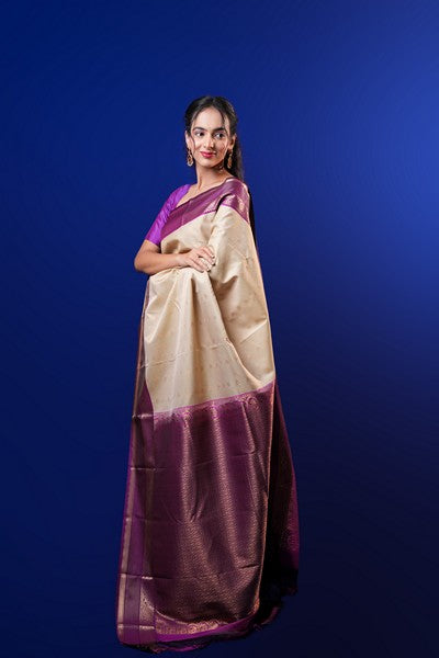 Kanchipuram Silk Light Beige