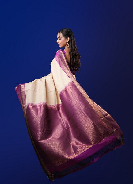 Kanchipuram Silk Light Beige