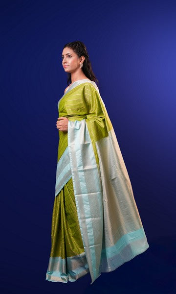 Kanchipuram Silk Sage Green