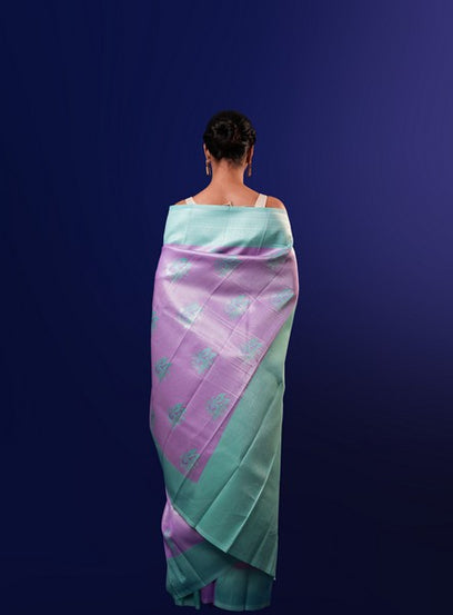 Kanchipuram  SilK Light Blue