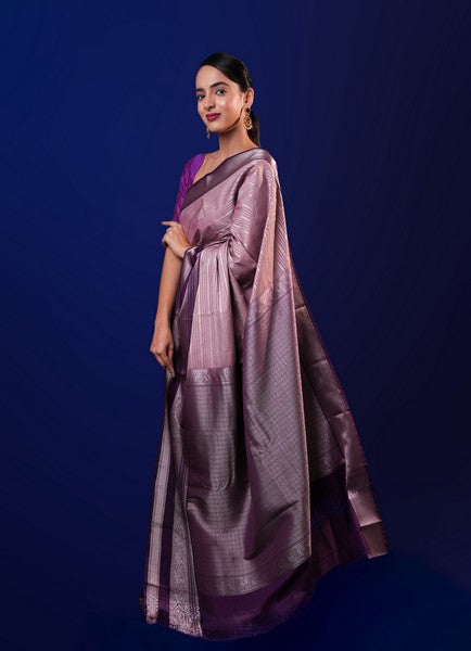 Kanchipuram Silk Serene Lilac