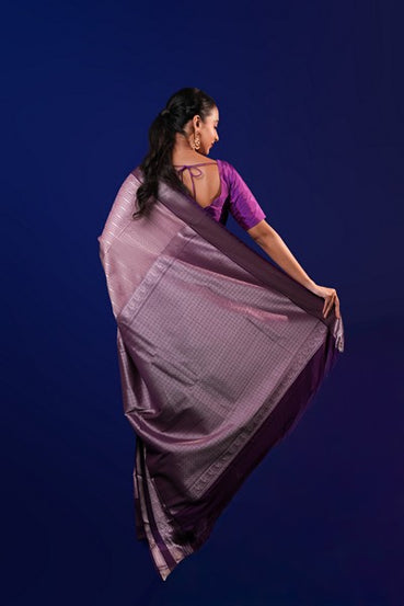 Kanchipuram Silk Serene Lilac