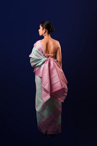 Kanchipuram Silk  Light Mint Green