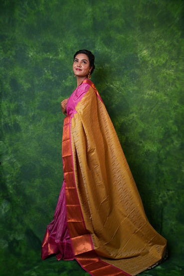 Kanchipuram Striking Pink