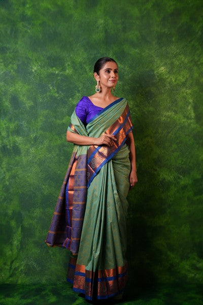Kanchipuram Sage Green