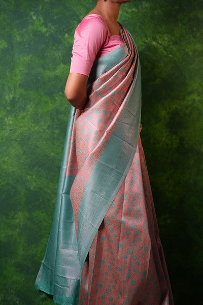 Kanchipuram Elegant Peach