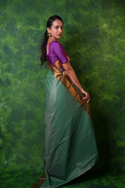 Kanchipuram Luxurious Violet