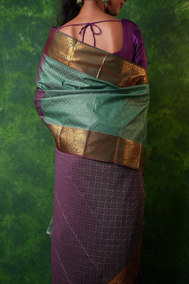 Kanchipuram Luxurious Violet