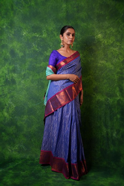 Kanchipuram Elegant Royal Blue