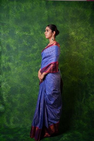 Kanchipuram Elegant Royal Blue