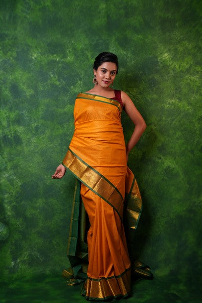 Kanchipuram Silk Forest Green