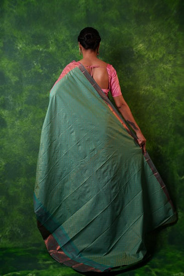 Kanchipuram Elegant Rose Pink