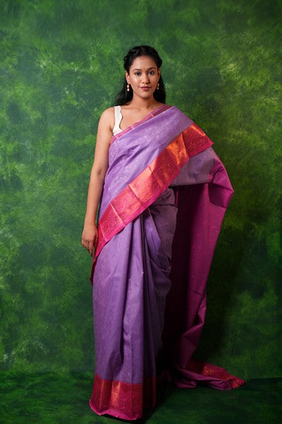Kanchipuram Elegant Lilac