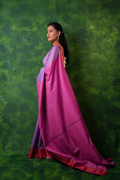 Kanchipuram Elegant Lilac
