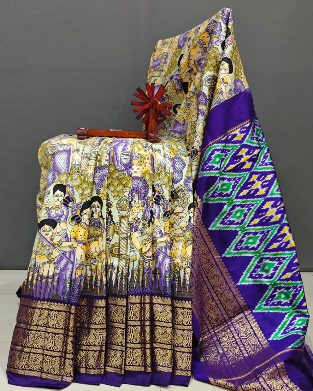 Ikkat Silk - Silk Mark Certified