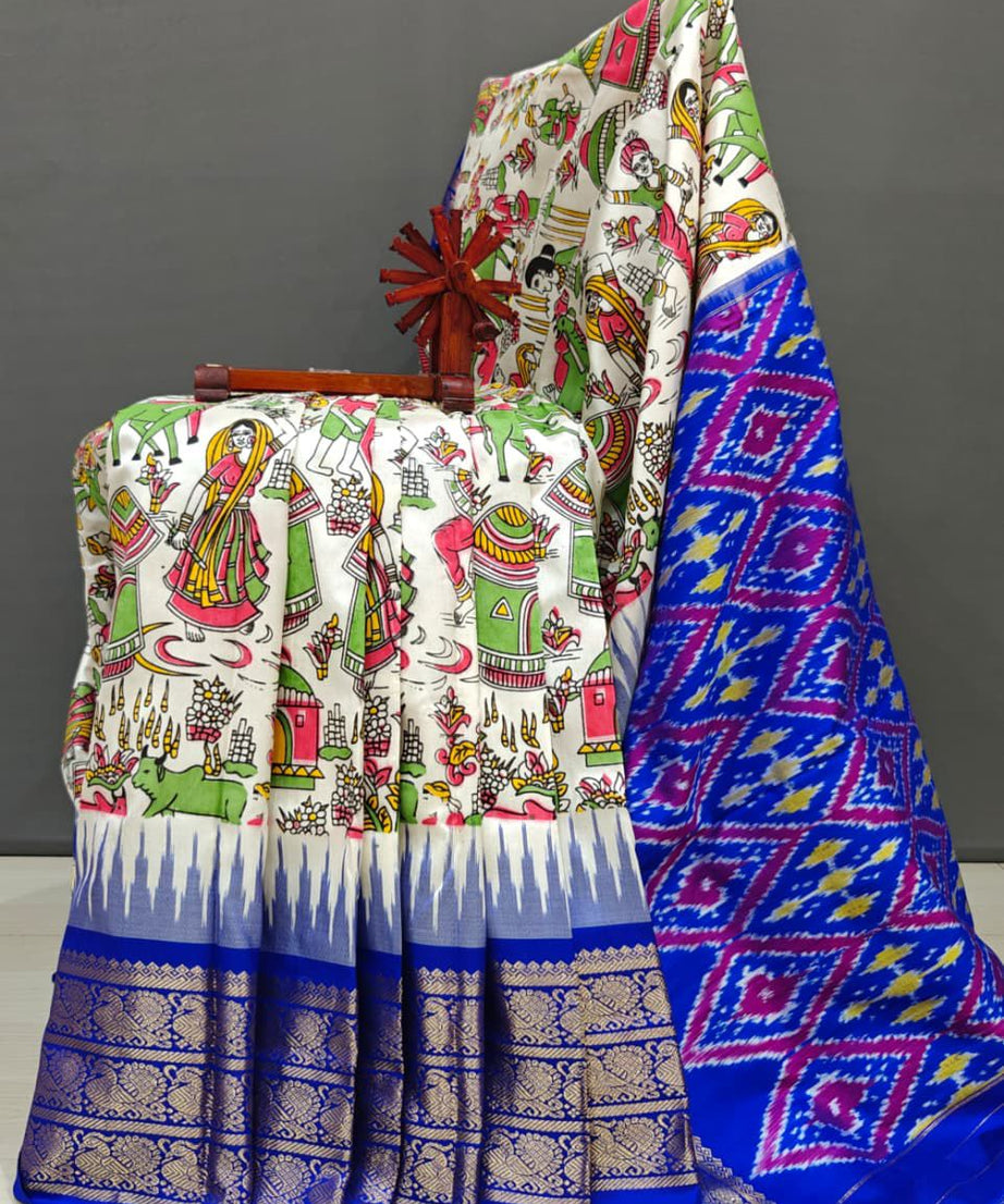 Ikkat Silk - Silk Mark Certified