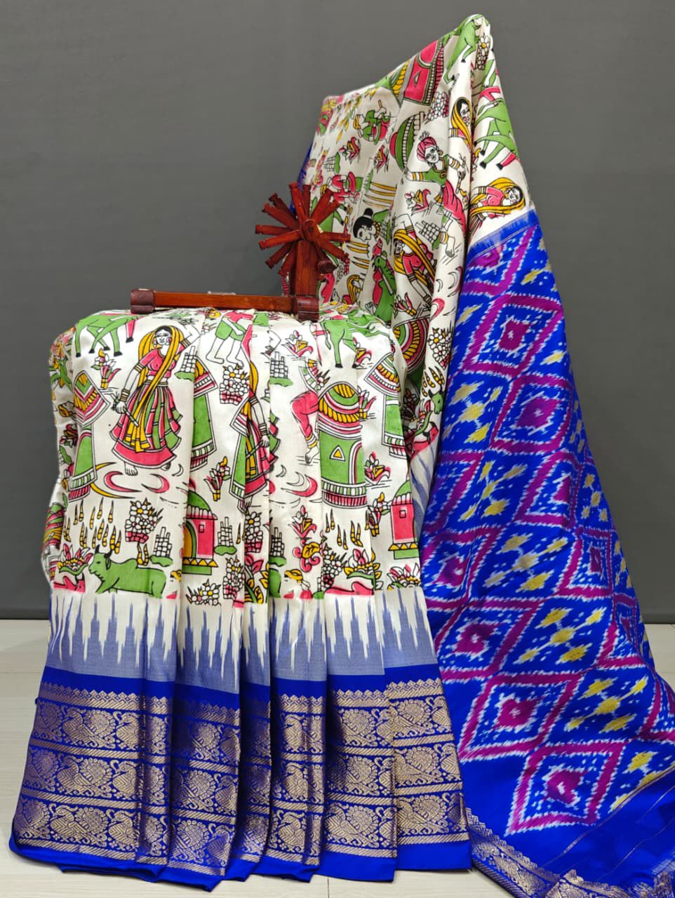 Ikkat Silk - Silk Mark Certified