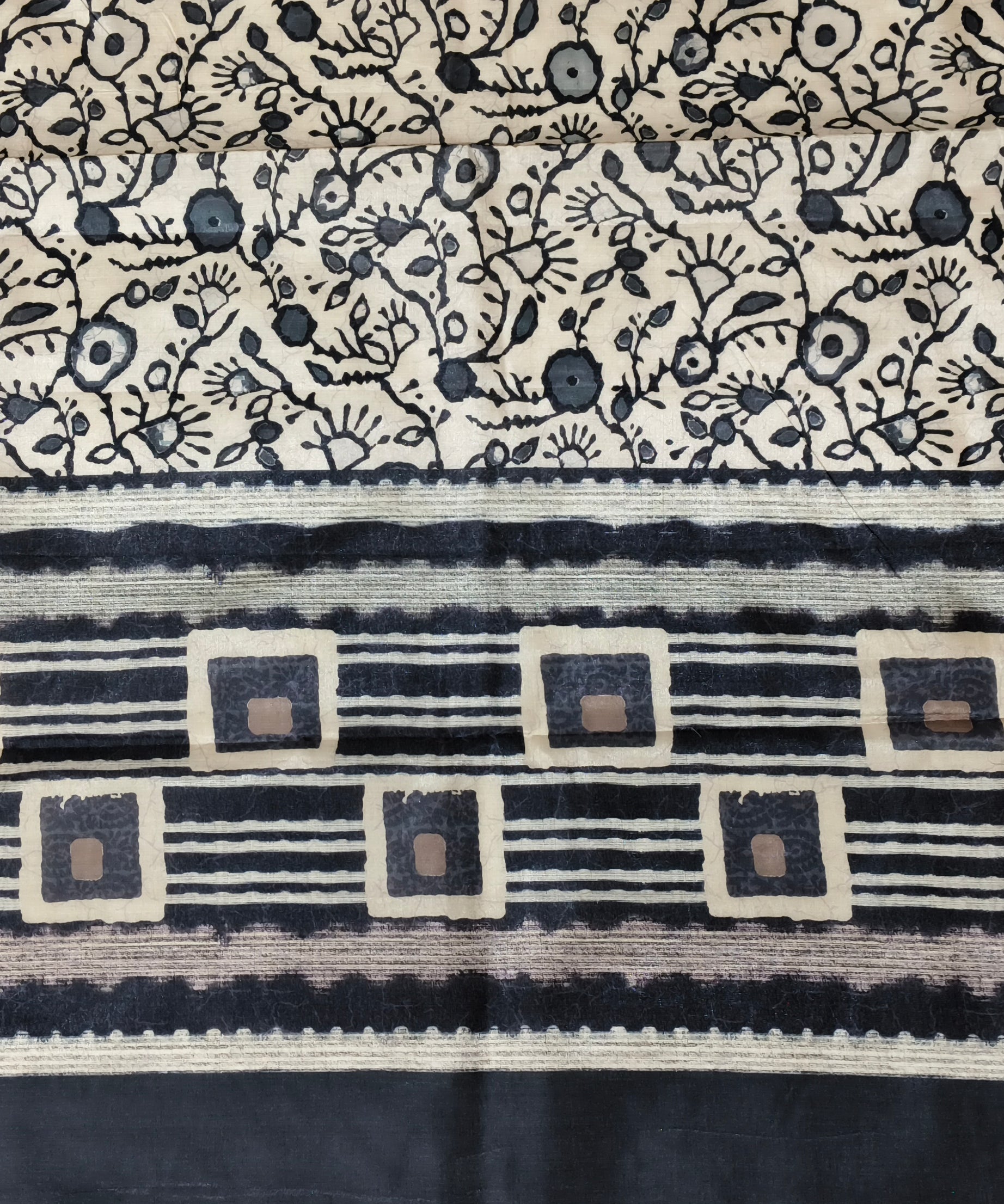 Black Kalamkari-Style