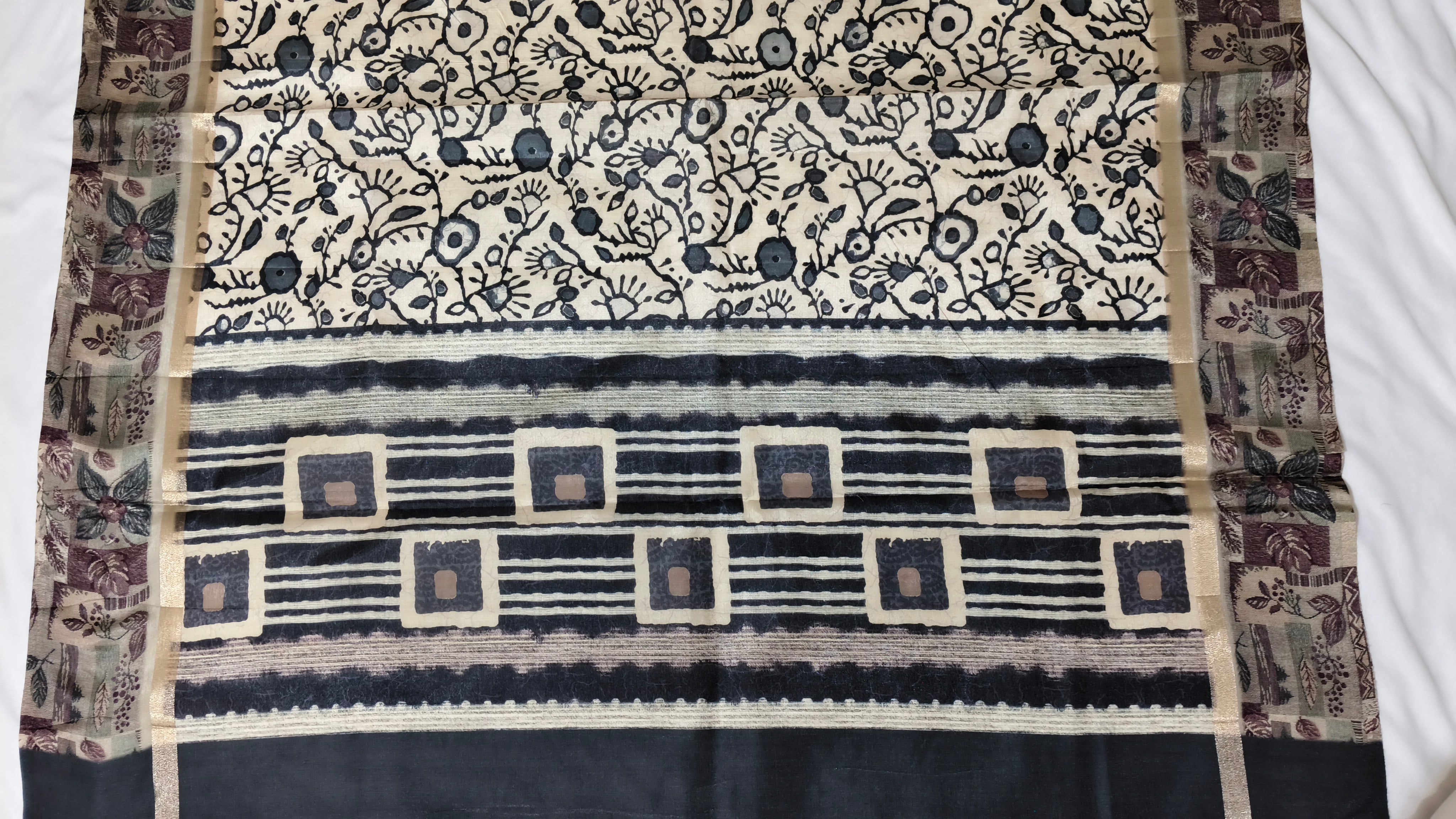 Black Kalamkari-Style