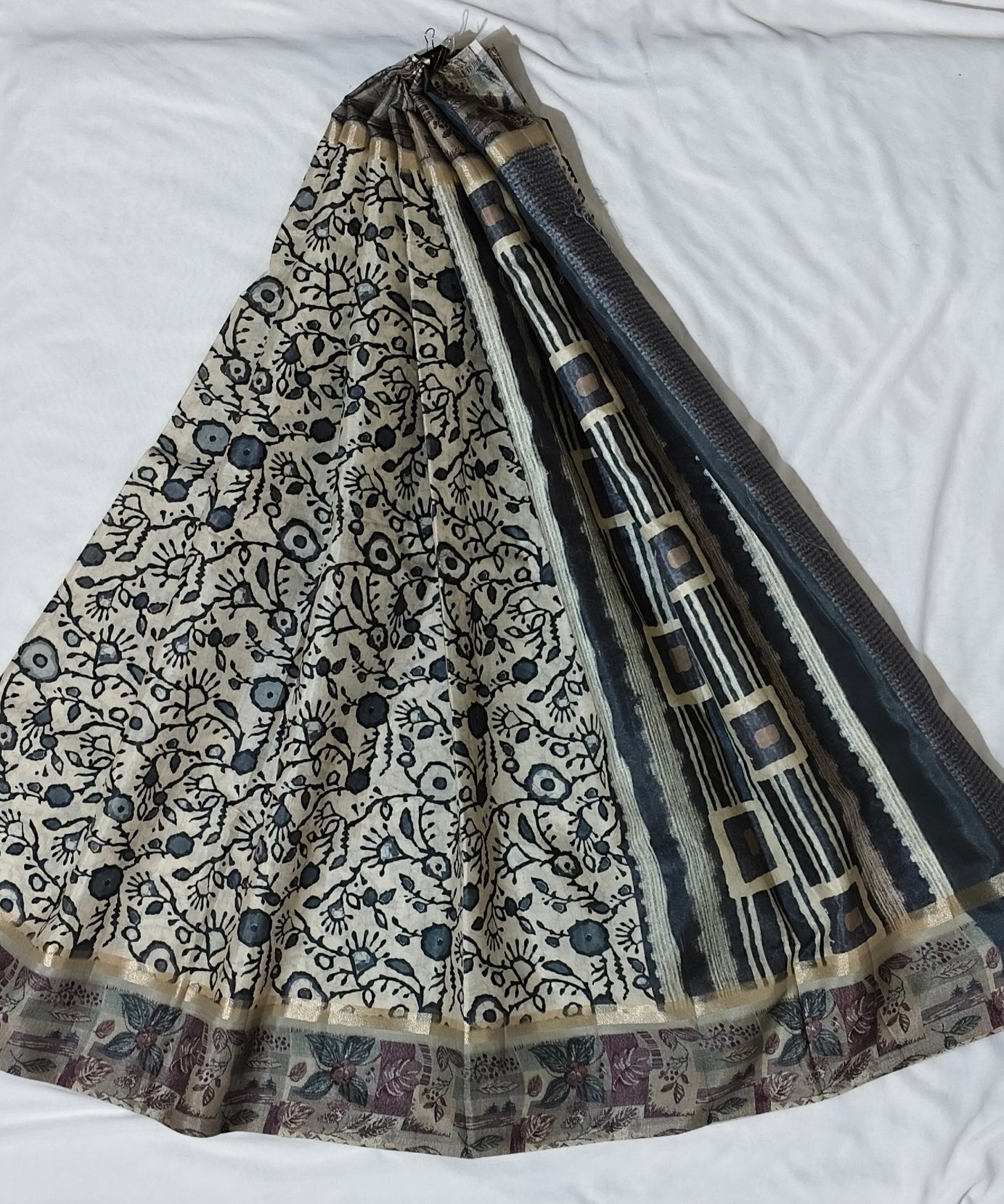Black Kalamkari-Style