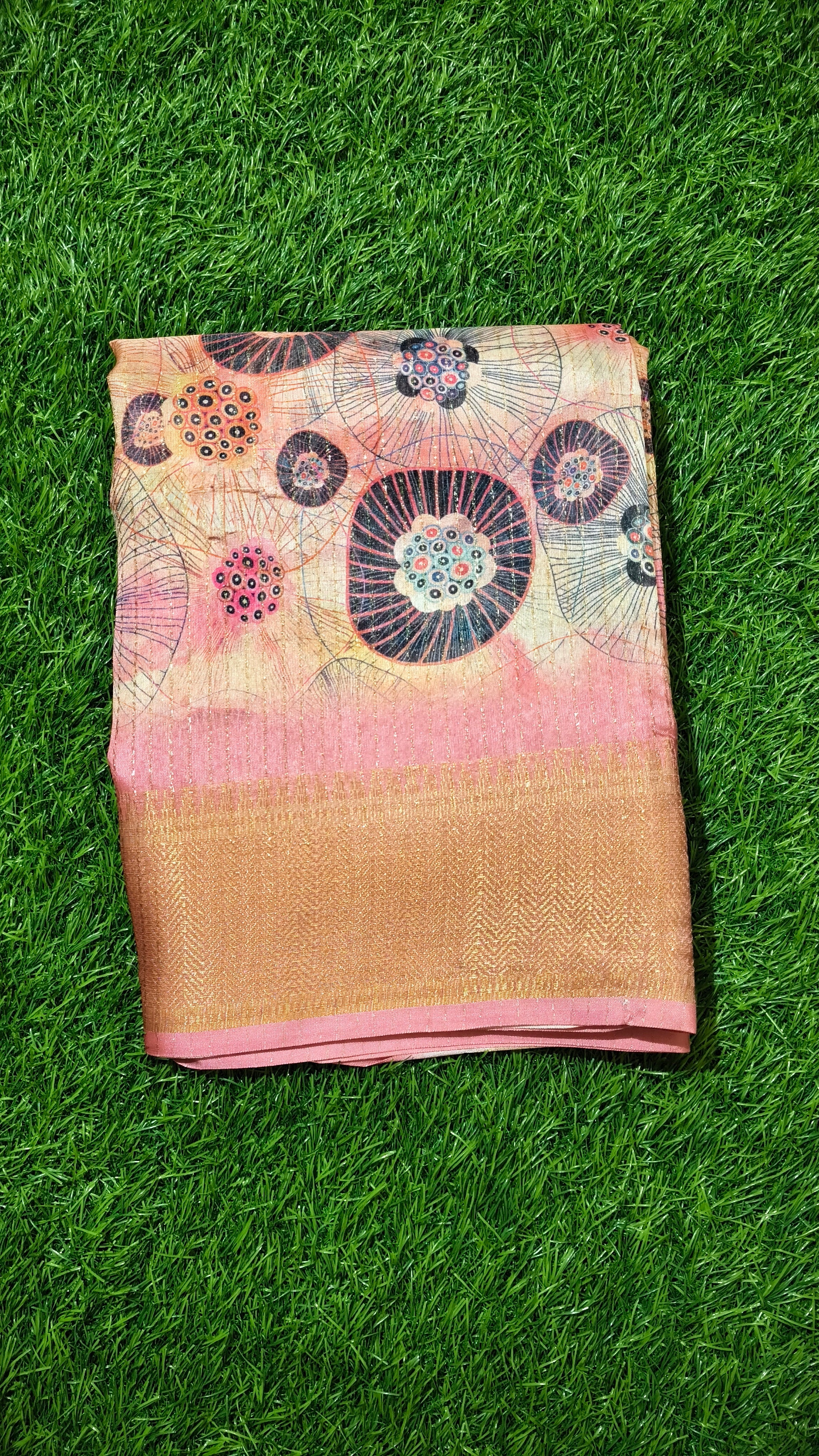 Rose-Gold Zari Border