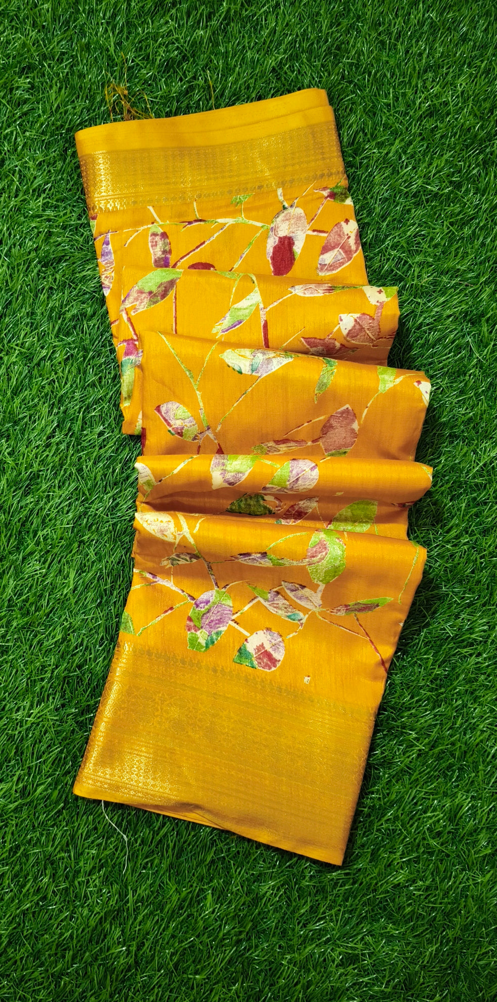 Golden-Yellow Saree