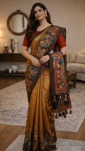 Kalamkari-Style Print