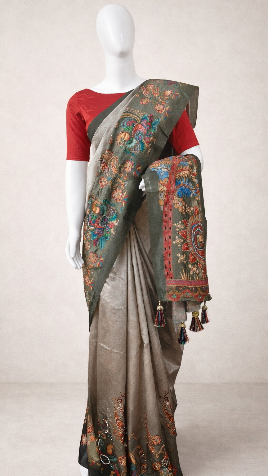 Kalamkari-Style Print