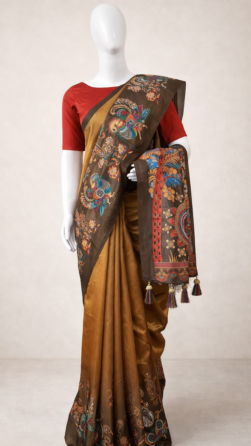 Kalamkari-Style Print