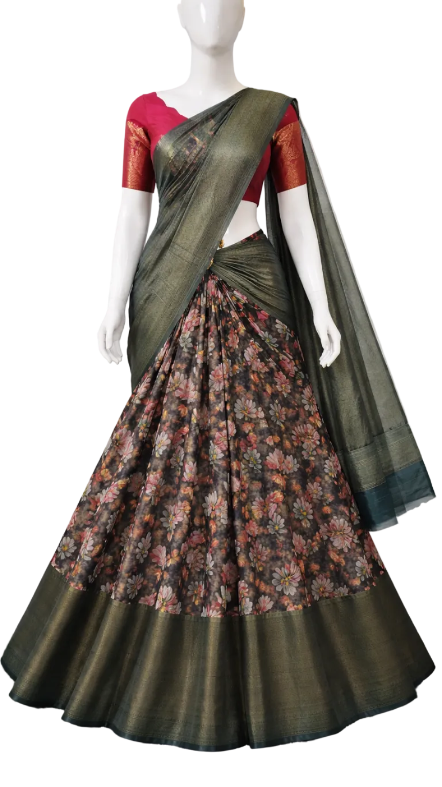 Tussar Silk   Aubergine