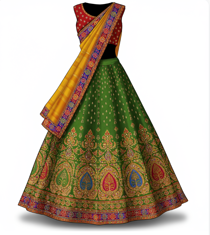 Indo-Western saree style