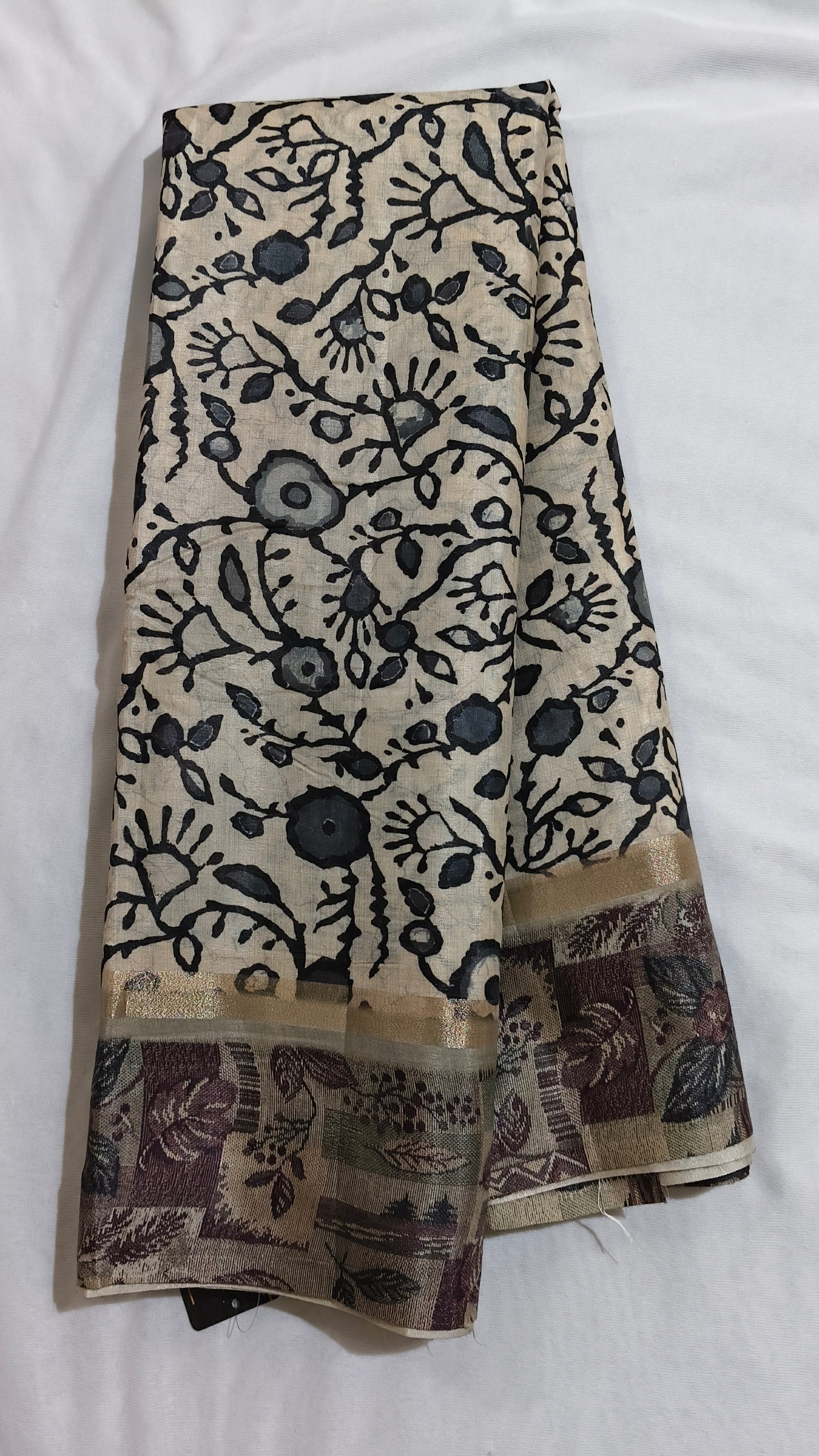 Black Kalamkari-Style