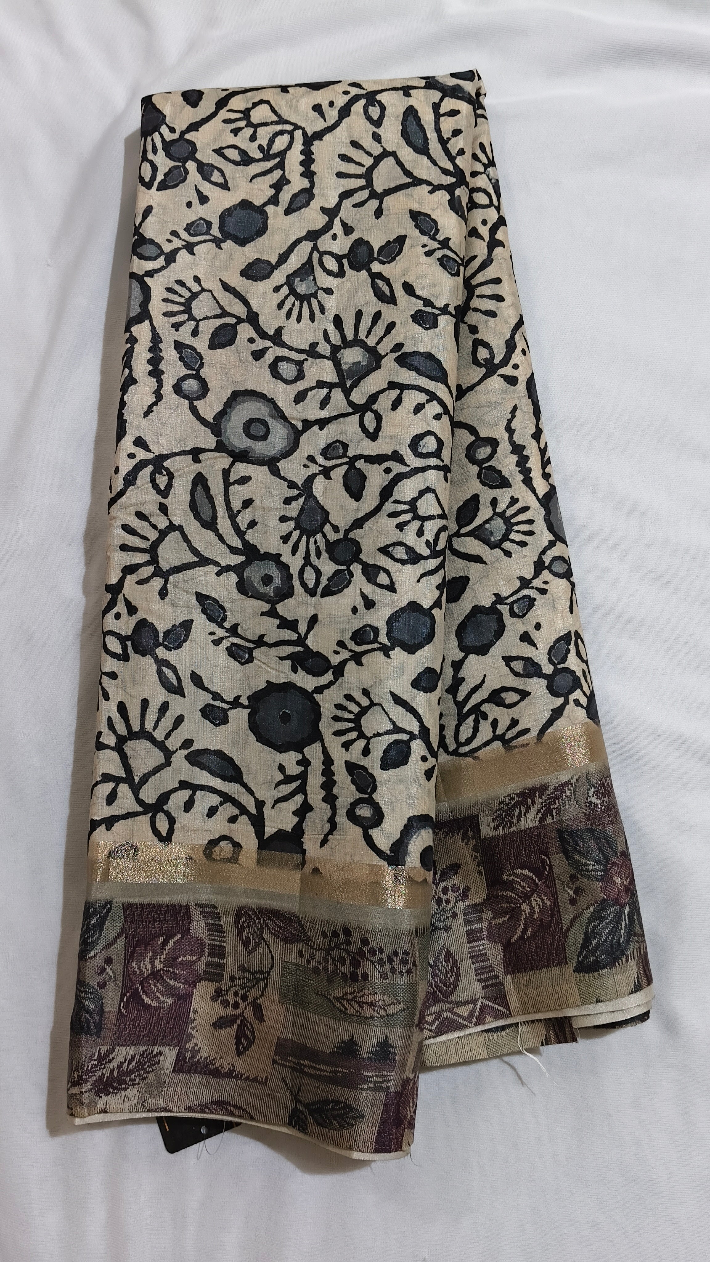 Black Kalamkari-Style