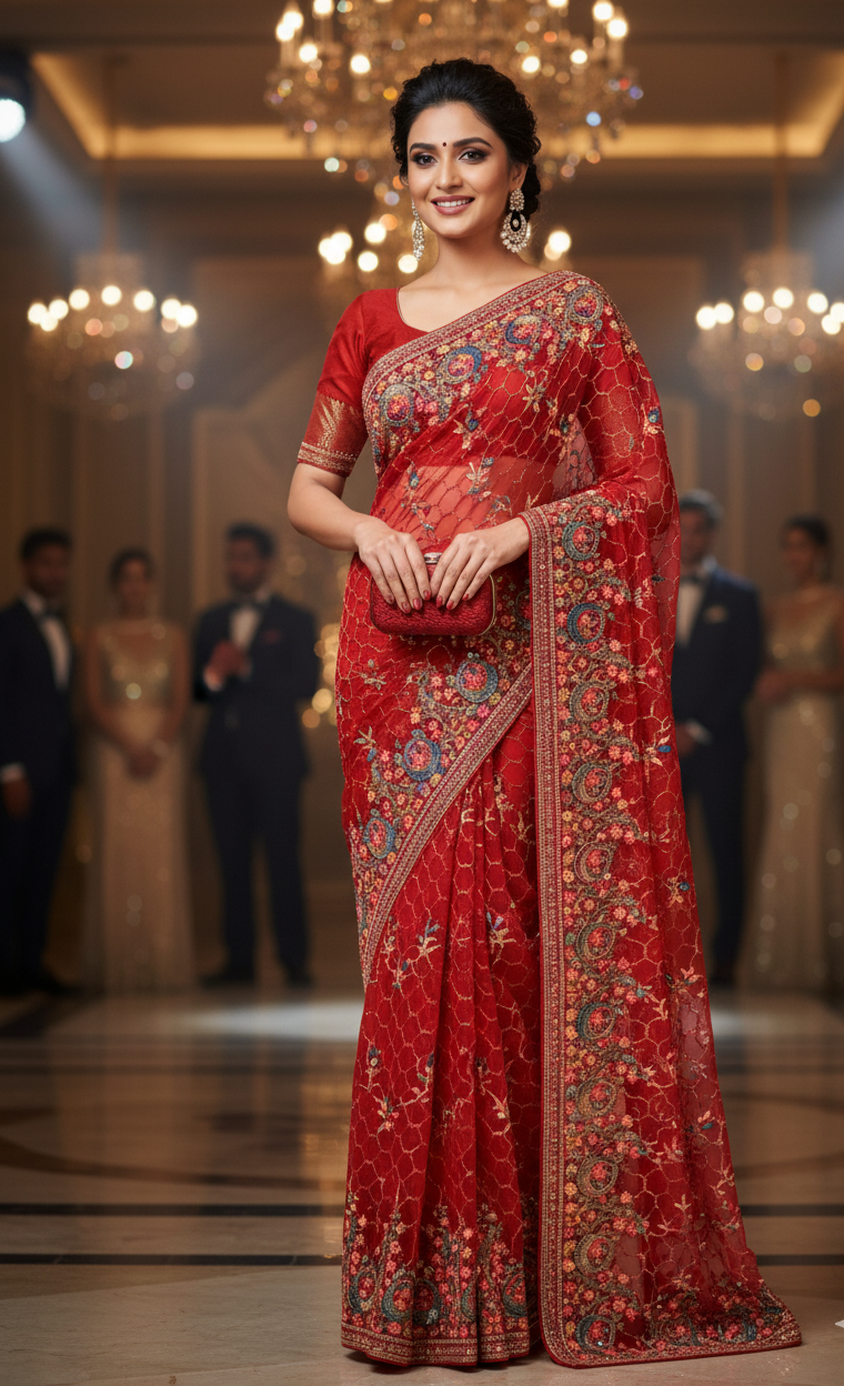 Multi-Color Thread Embroidery