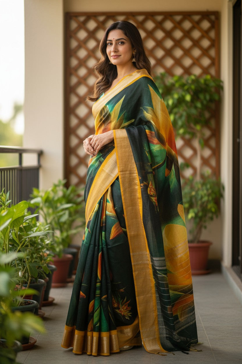 Pure Mangalgiri  Silk